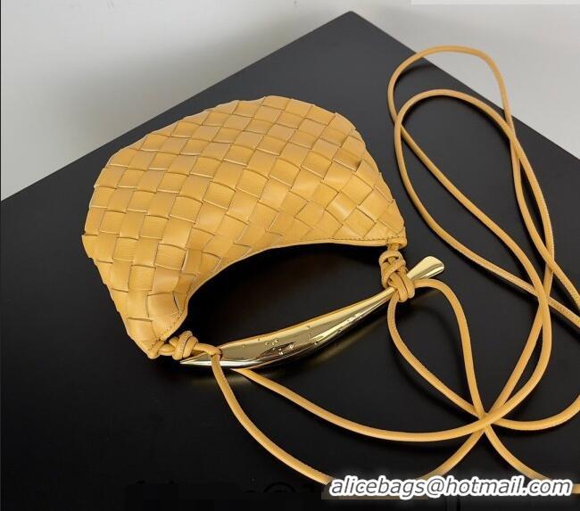 High Quality Bottega Veneta Mini Sardine Bag in Intrecciato Leather 744267 Yellow 2026
