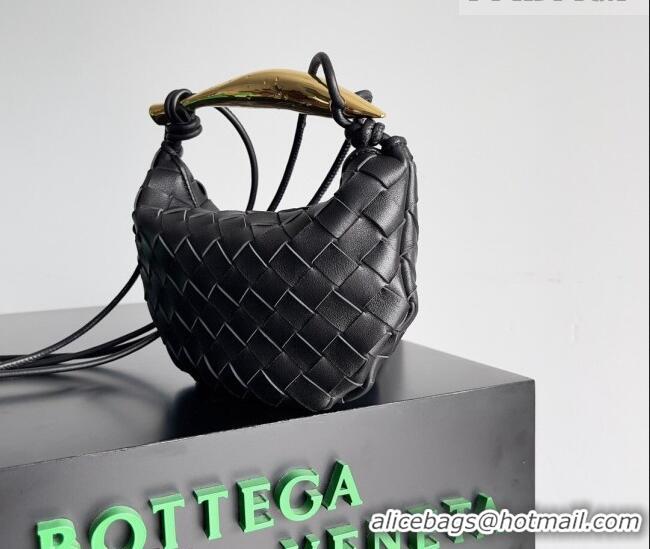 Good Looking Bottega Veneta Mini Sardine Bag in Intrecciato Leather 744267 Black 2026