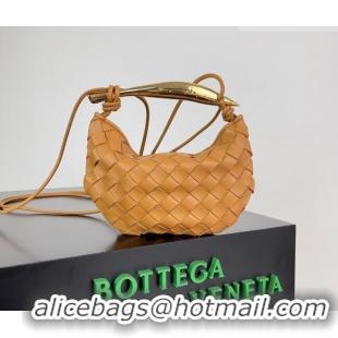 Best Quality Bottega Veneta Mini Sardine Bag in Intrecciato Leather 744267 Apricot 2026