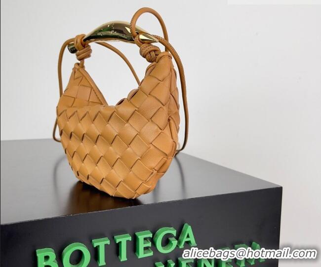 Best Quality Bottega Veneta Mini Sardine Bag in Intrecciato Leather 744267 Apricot 2026