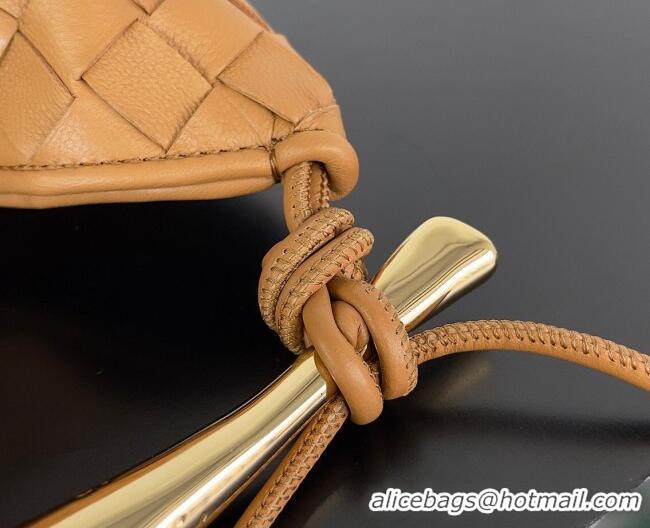 Best Quality Bottega Veneta Mini Sardine Bag in Intrecciato Leather 744267 Apricot 2026