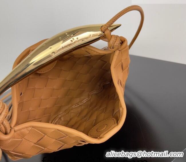 Best Quality Bottega Veneta Mini Sardine Bag in Intrecciato Leather 744267 Apricot 2026