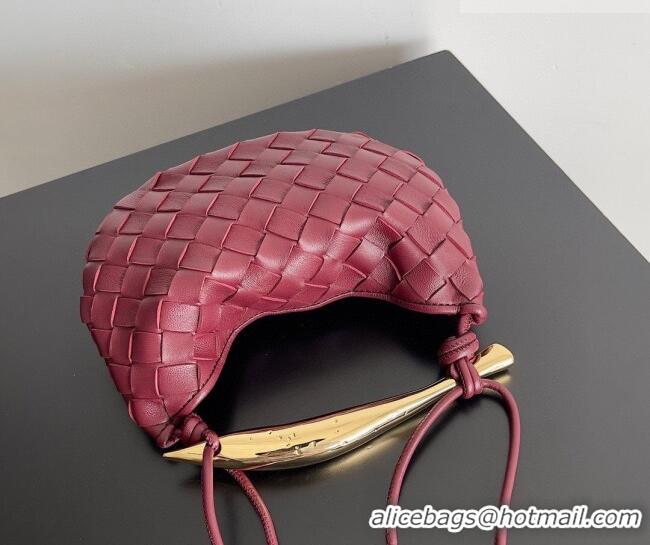 Best Discount Bottega Veneta Mini Sardine Bag in Intrecciato Leather 744267 Burgundy 2026