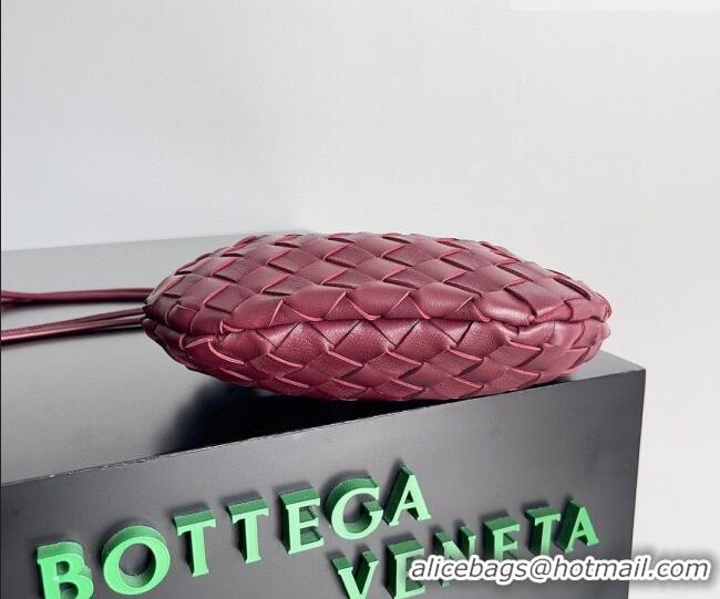 Best Discount Bottega Veneta Mini Sardine Bag in Intrecciato Leather 744267 Burgundy 2026
