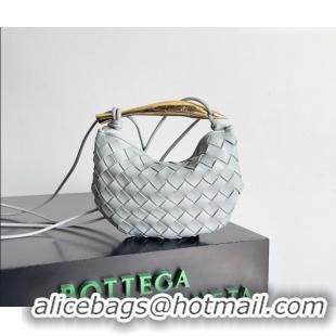 Promotional Bottega Veneta Mini Sardine Bag in Intrecciato Leather 744267 Agate Grey 2026