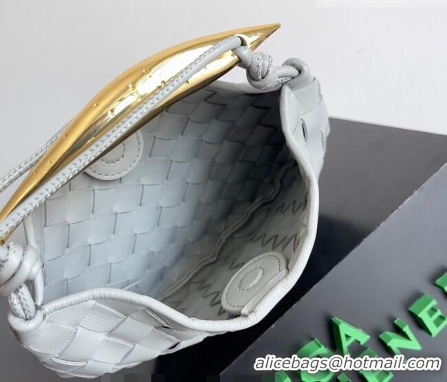 Promotional Bottega Veneta Mini Sardine Bag in Intrecciato Leather 744267 Agate Grey 2026