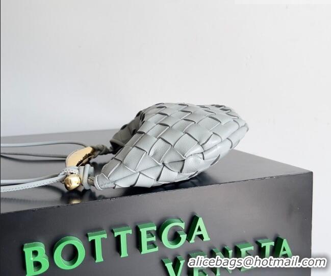 Promotional Bottega Veneta Mini Sardine Bag in Intrecciato Leather 744267 Agate Grey 2026