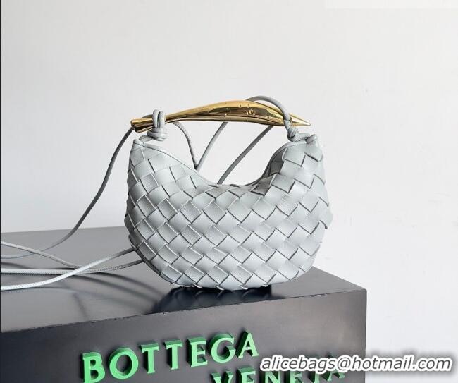 Promotional Bottega Veneta Mini Sardine Bag in Intrecciato Leather 744267 Agate Grey 2026