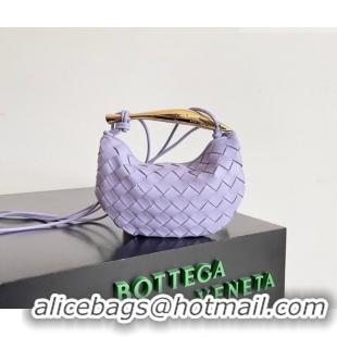 Buy Fashionable Bottega Veneta Mini Sardine Bag in Intrecciato Leather 744267 Lavender Purple 2026