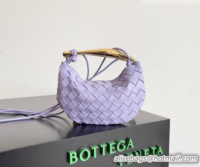 Buy Fashionable Bottega Veneta Mini Sardine Bag in Intrecciato Leather 744267 Lavender Purple 2026