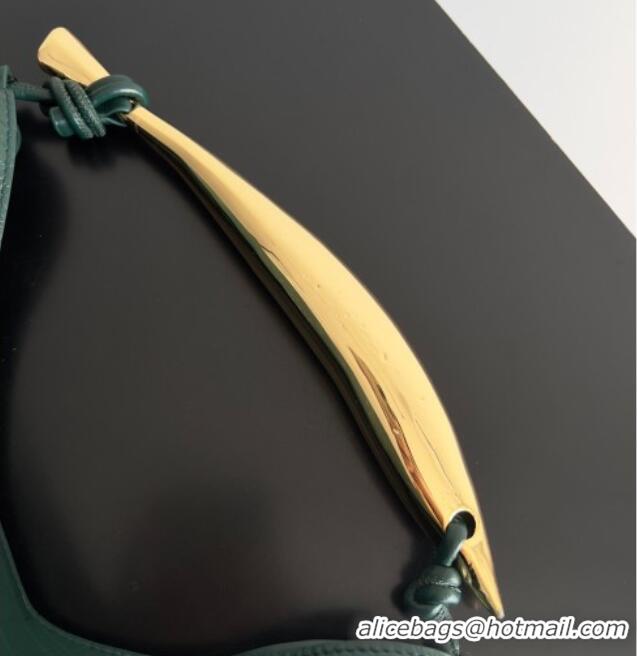 Well Crafted Bottega Veneta Sardine bag in Crocodile Embossed Leather 754657 Emerald Green 2026