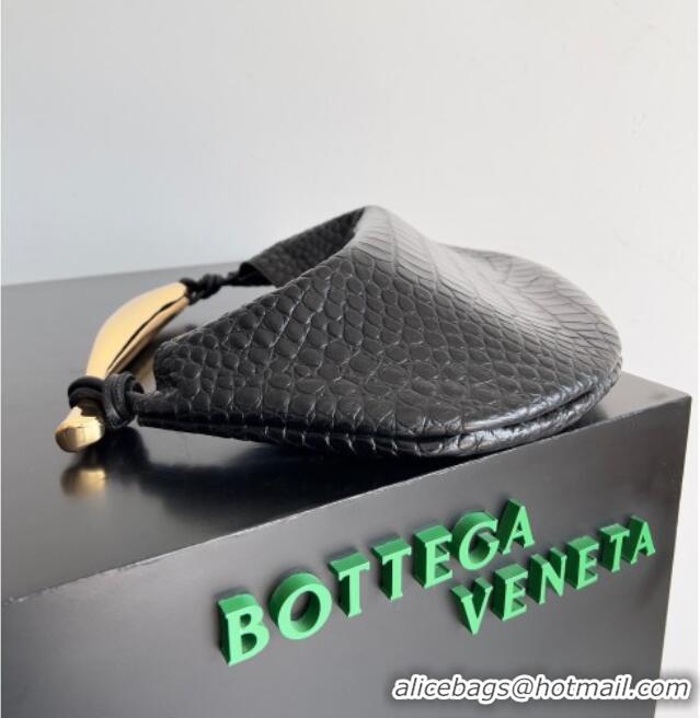 Reasonable Price Bottega Veneta Sardine bag in Crocodile Embossed Leather 754657 Black 2026