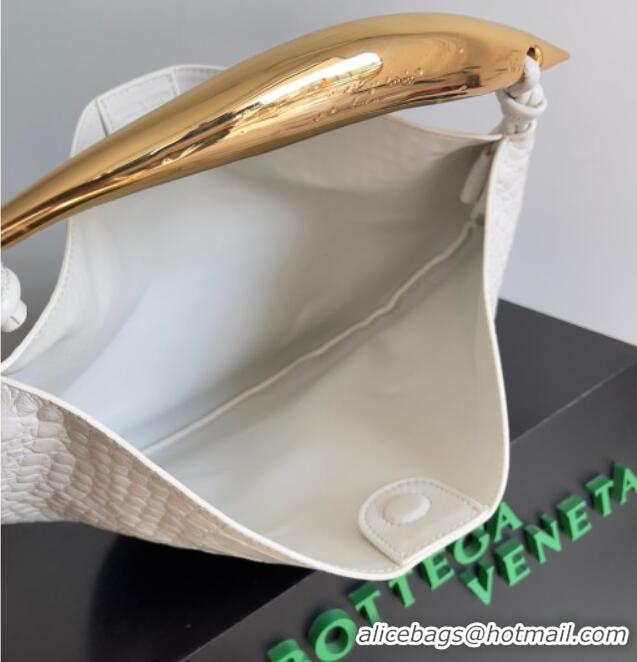 Market Sells Bottega Veneta Sardine bag in Crocodile Embossed Leather 754657 White 2026