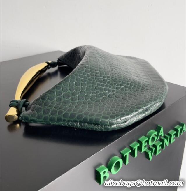 Buy Discount Bottega Veneta Sardine bag in Crocodile Embossed Leather 754657 Dark Green 2026