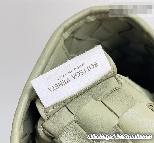 New Fashion Bottega Veneta Large Sardine Bag with Strap in Intrecciato Leather 754988 Travertine Green 2026