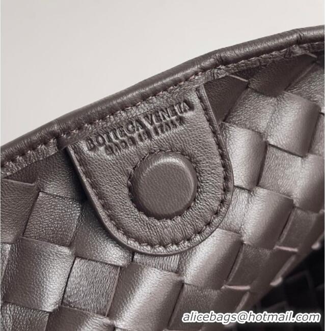 Well Crafted Bottega Veneta Large Sardine Bag with Strap in Intrecciato Leather 754988 Fondant Brown 2026