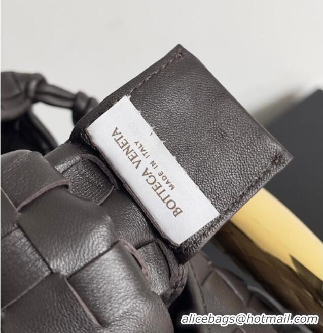 Well Crafted Bottega Veneta Large Sardine Bag with Strap in Intrecciato Leather 754988 Fondant Brown 2026