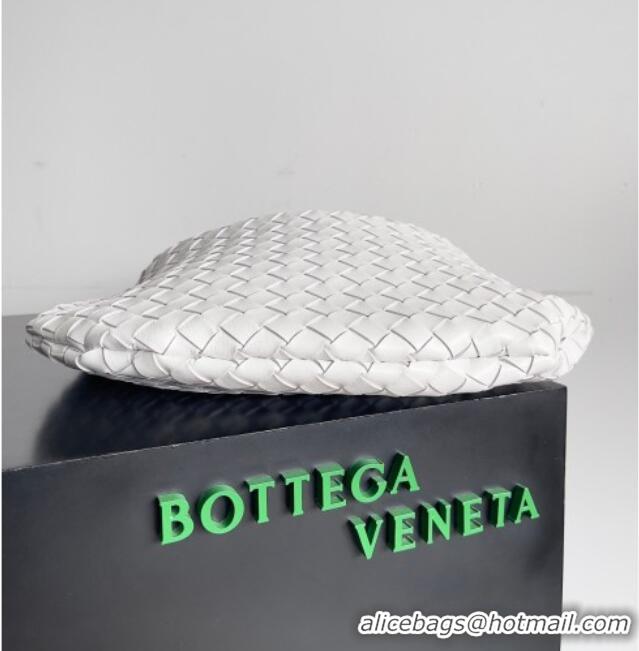 Low Price Bottega Veneta Large Sardine Bag with Strap in Intrecciato Leather 754988 White 2026