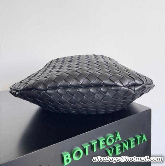 Buy Best Bottega Veneta Large Sardine Bag with Strap in Intrecciato Leather 754988 Black 2026