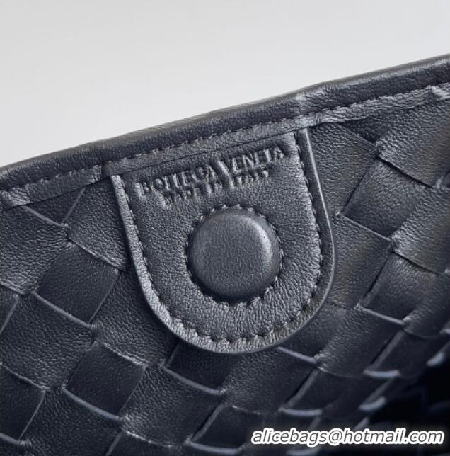 Buy Best Bottega Veneta Large Sardine Bag with Strap in Intrecciato Leather 754988 Black 2026