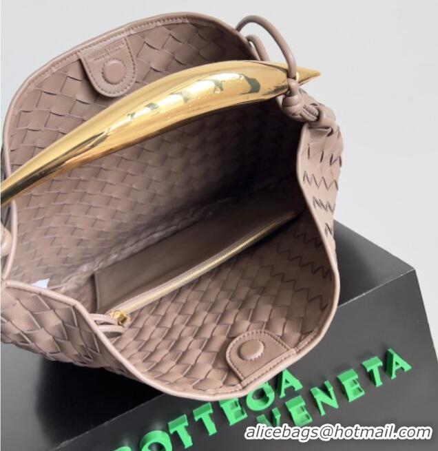 Low Cost Bottega Veneta Large Sardine Bag with Strap in Intrecciato Leather 754988 Light Khaki 2026