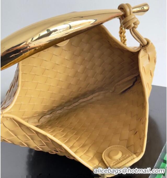 Good Price Bottega Veneta Sardine Bag with Chain in Intrecciato Leather 776768 Dark Nut 2026