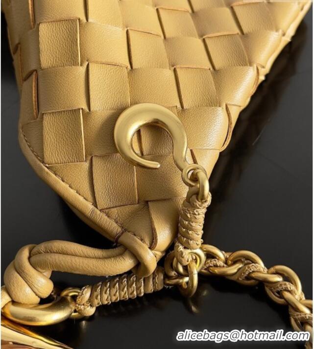 Good Price Bottega Veneta Sardine Bag with Chain in Intrecciato Leather 776768 Dark Nut 2026