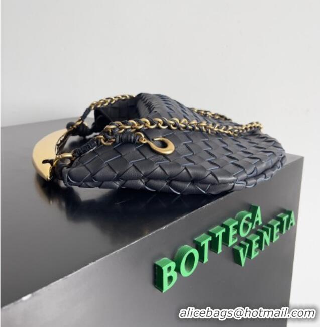 Grade Design Bottega Veneta Sardine Bag with Chain in Intrecciato Leather 776768 Space Blue 2026