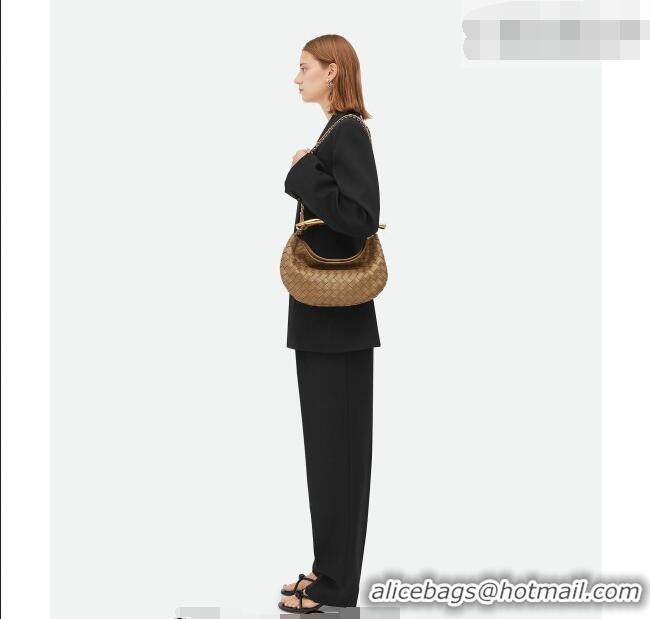 Grade Design Bottega Veneta Sardine Bag with Chain in Intrecciato Leather 776768 Space Blue 2026