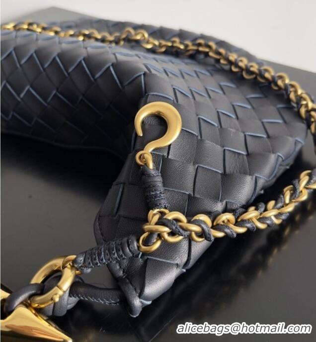 Grade Design Bottega Veneta Sardine Bag with Chain in Intrecciato Leather 776768 Space Blue 2026