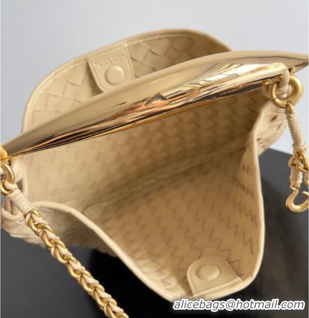 Good Taste Bottega Veneta Sardine Bag with Chain in Intrecciato Leather 776768 Porridge 2026