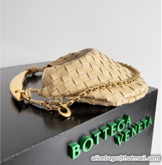 Good Taste Bottega Veneta Sardine Bag with Chain in Intrecciato Leather 776768 Porridge 2026
