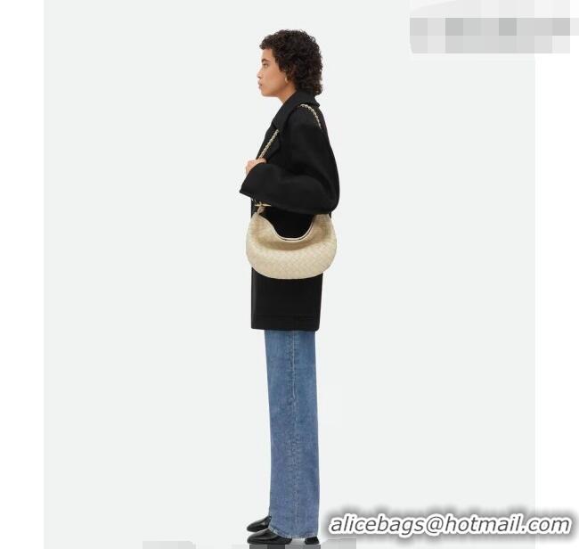Good Taste Bottega Veneta Sardine Bag with Chain in Intrecciato Leather 776768 Porridge 2026