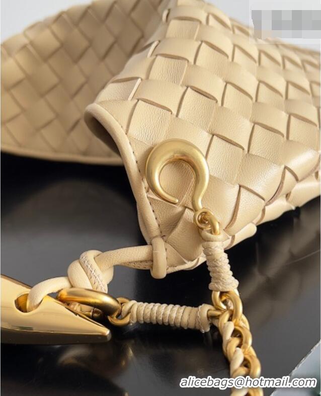Good Taste Bottega Veneta Sardine Bag with Chain in Intrecciato Leather 776768 Porridge 2026