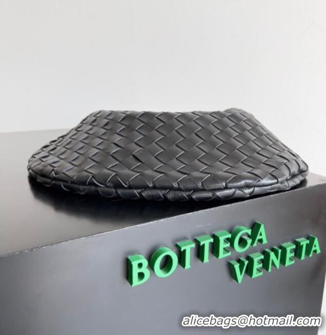 Luxury Cheap Bottega Veneta Sardine Bag with Chain in Intrecciato Leather 776768 Black 2026