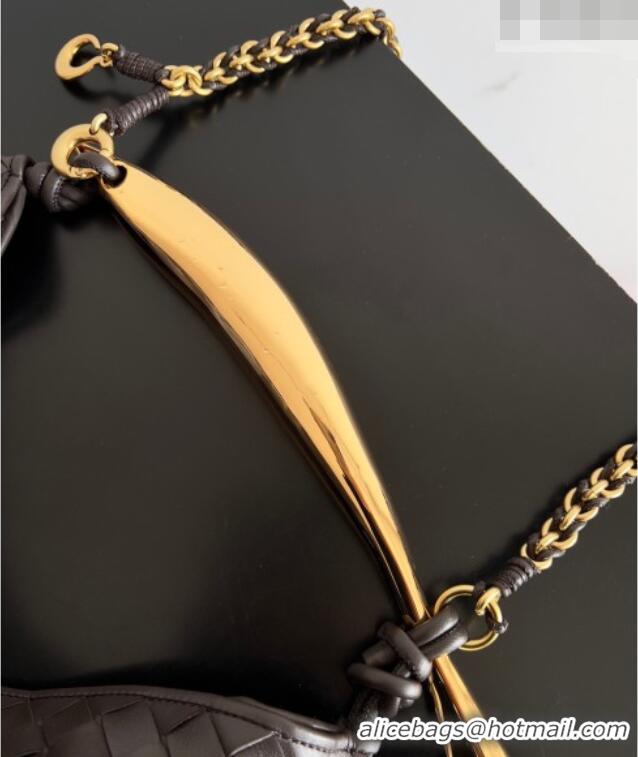 Trendy Design Bottega Veneta Sardine Bag with Chain in Intrecciato Leather 776768 Fondant Brown 2026