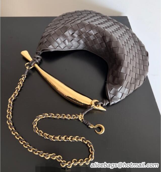 Trendy Design Bottega Veneta Sardine Bag with Chain in Intrecciato Leather 776768 Fondant Brown 2026