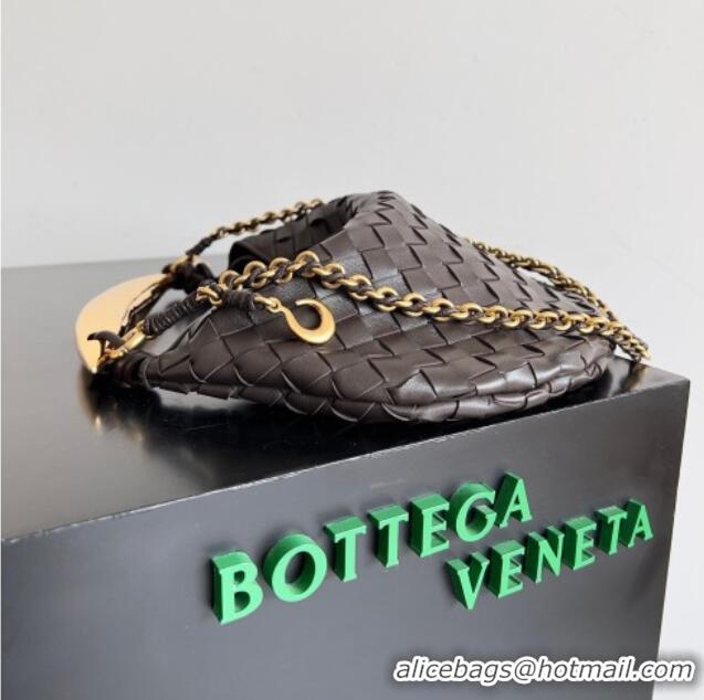 Trendy Design Bottega Veneta Sardine Bag with Chain in Intrecciato Leather 776768 Fondant Brown 2026