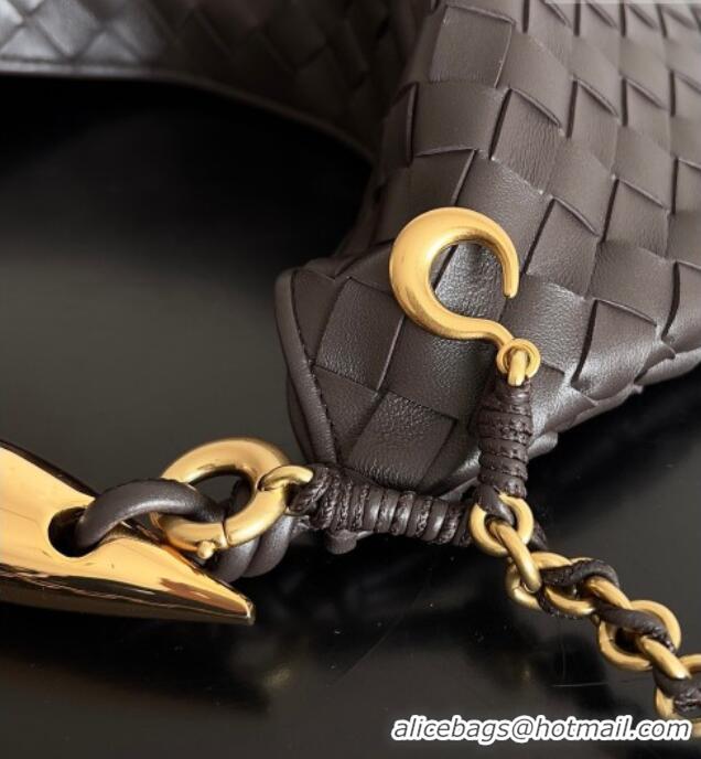 Trendy Design Bottega Veneta Sardine Bag with Chain in Intrecciato Leather 776768 Fondant Brown 2026