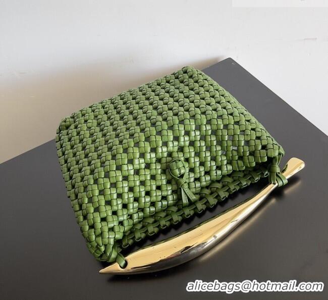 Original Cheap Bottega Veneta Sardine Bag in Intrecciato Leather BV040201 Green 2026