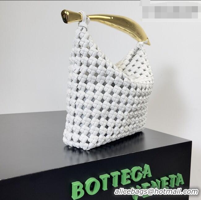 Top Design Bottega Veneta Sardine Bag in Intrecciato Leather BV040201 White 2026
