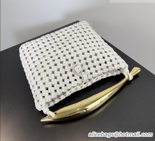 Top Design Bottega Veneta Sardine Bag in Intrecciato Leather BV040201 White 2026