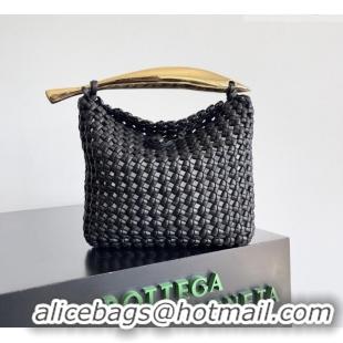 Well Crafted Bottega Veneta Sardine Bag in Intrecciato Leather BV040201 Black 2026