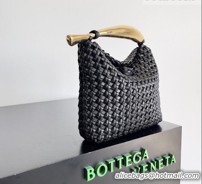 Well Crafted Bottega Veneta Sardine Bag in Intrecciato Leather BV040201 Black 2026