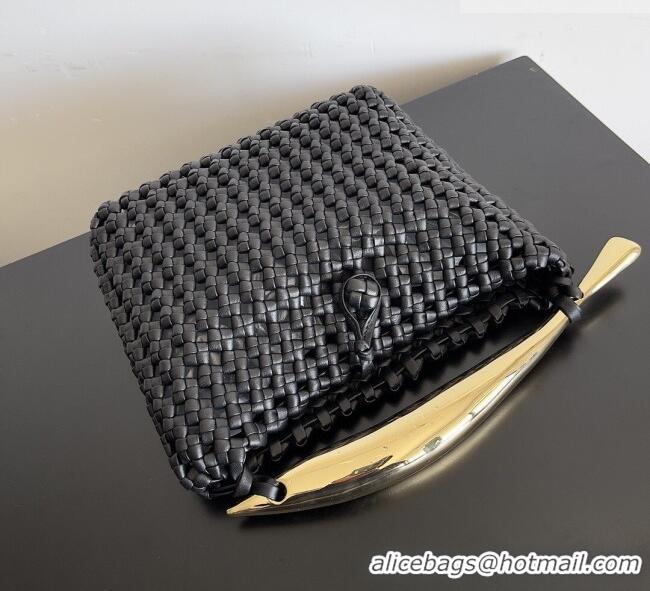 Well Crafted Bottega Veneta Sardine Bag in Intrecciato Leather BV040201 Black 2026