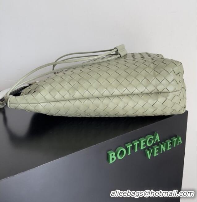 Top Quality Bottega Veneta Men's Sardine Hobo Bag in Intrecciato Leather BV040202 Green 2026
