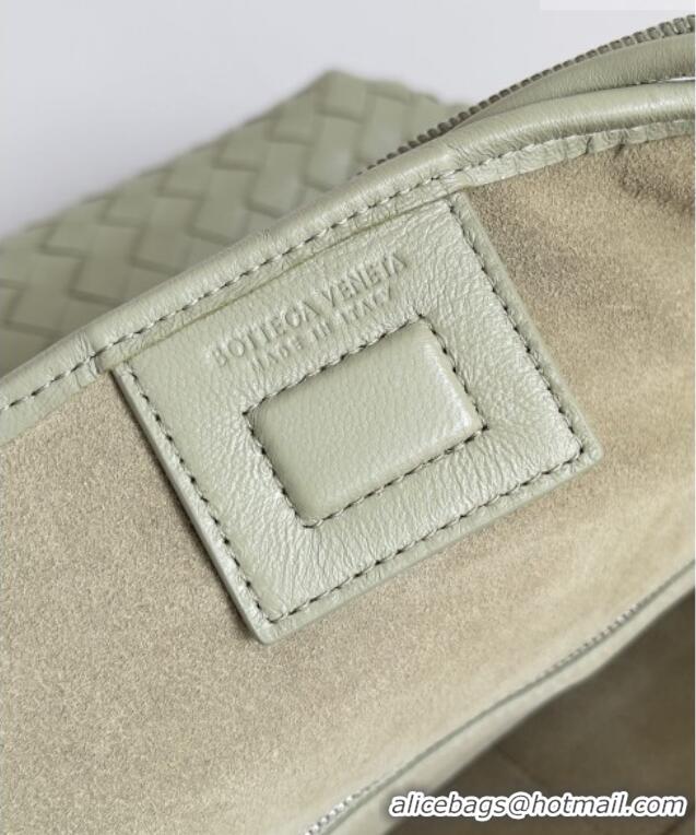 Top Quality Bottega Veneta Men's Sardine Hobo Bag in Intrecciato Leather BV040202 Green 2026