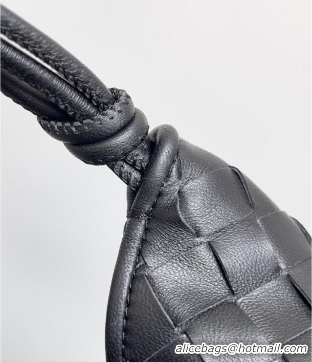 Buy Fashionable Bottega Veneta Men's Sardine Hobo Bag in Intrecciato Leather BV040202 Black 2026