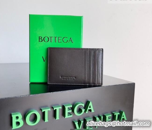 Discount Bottega Veneta Cassette Credit Card Case in Intreccio Leather 742693 Fondant Brown 2026