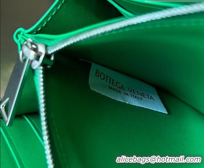 Discount Bottega Veneta Men's Cassette Zip Around Wallet in Intreccio Leather 814649 Parakeet Green 2026